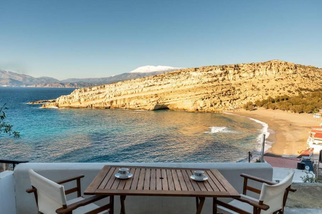 Nostos Cave Seaview Apartment 马塔拉 外观 照片