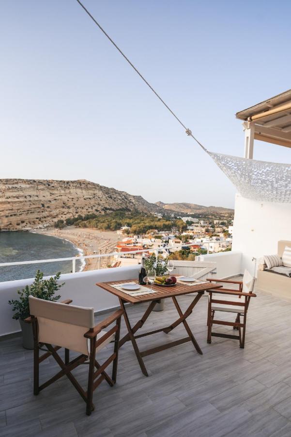 Nostos Cave Seaview Apartment 马塔拉 外观 照片