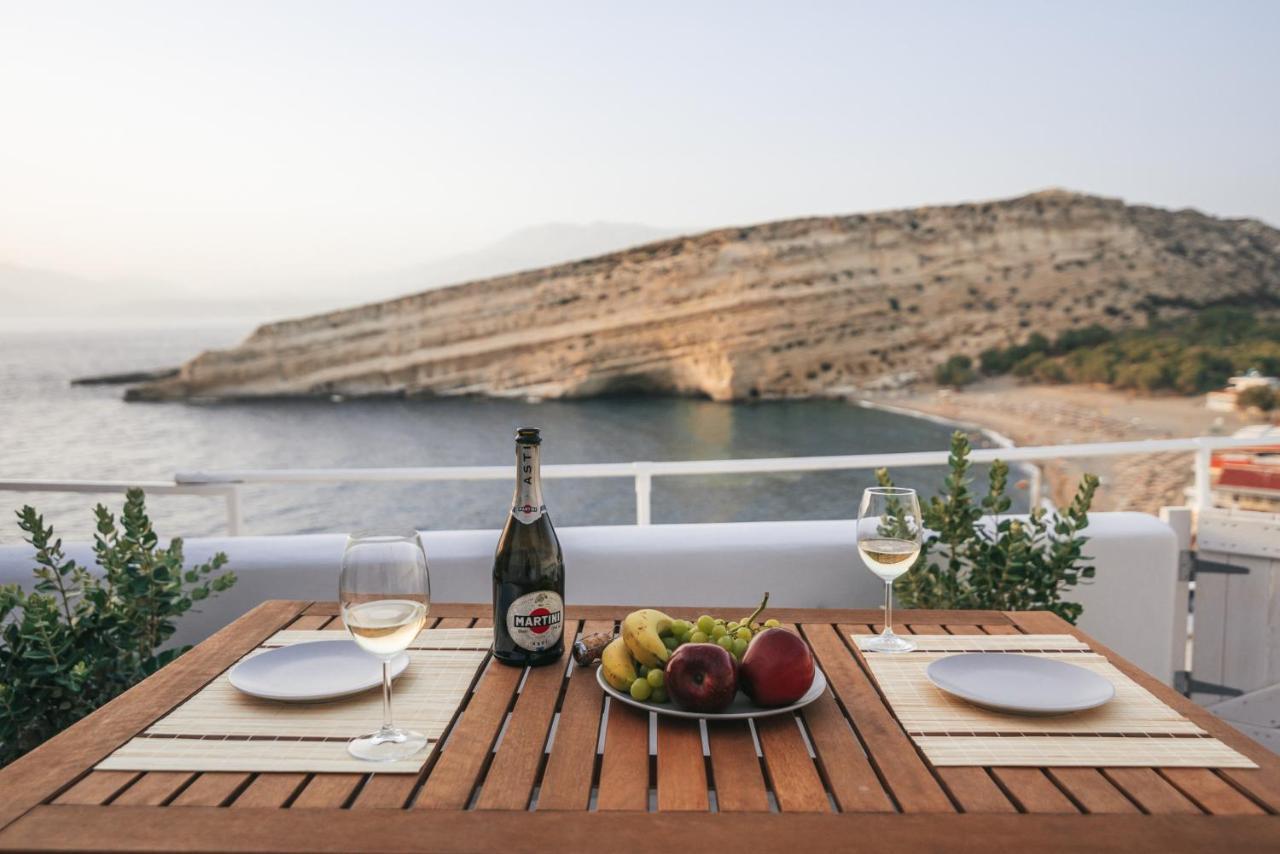 Nostos Cave Seaview Apartment 马塔拉 外观 照片