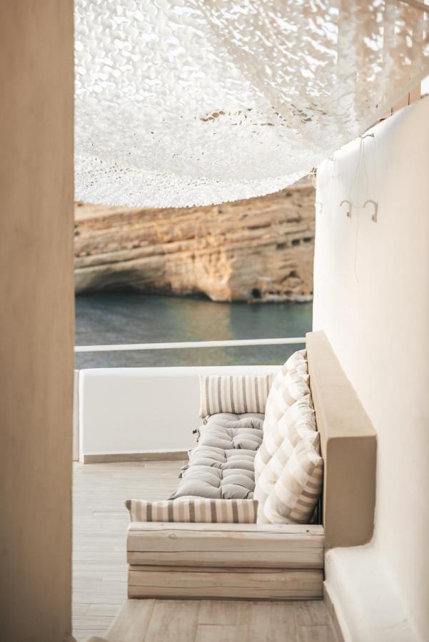 Nostos Cave Seaview Apartment 马塔拉 外观 照片